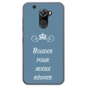 TPU0ALTICES70BOUDERBLEU - Coque souple pour Altice S70 avec impression Motifs Bouder pour mieux Régner bleu