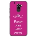 TPU0ALTICES70BOUDERFUSHIA - Coque souple pour Altice S70 avec impression Motifs Bouder pour mieux Régner fushia