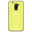 TPU0ALTICES70BOUDERJAUNE - Coque souple pour Altice S70 avec impression Motifs Bouder pour mieux Régner jaune