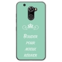 TPU0ALTICES70BOUDERTURQUOISE - Coque souple pour Altice S70 avec impression Motifs Bouder pour mieux Régner turquoise