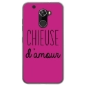 TPU0ALTICES70CHIEUSEFUSHIA - Coque souple pour Altice S70 avec impression Motifs Chieuse d'Amour fushia