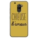 TPU0ALTICES70CHIEUSEOR - Coque souple pour Altice S70 avec impression Motifs Chieuse d'Amour or