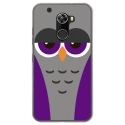 TPU0ALTICES70CHOUETTE6 - Coque souple pour Altice S70 avec impression Motifs chouette endormie mauve et grise