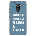 TPU0ALTICES70FUMEUSEBLEU - Coque souple pour Altice S70 avec impression Motifs fumeuse et alors bleu