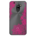 TPU0ALTICES70LACEFUSHIA - Coque souple pour Altice S70 avec impression Motifs Lace fushia