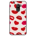 TPU0ALTICES70LIPS - Coque souple pour Altice S70 avec impression Motifs lèvres et coeurs rouges