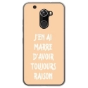 TPU0ALTICES70RAISONBEIGE - Coque souple pour Altice S70 avec impression Motifs marre d'avoir raison beige