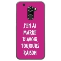 TPU0ALTICES70RAISONFUSHIA - Coque souple pour Altice S70 avec impression Motifs marre d'avoir raison fushia