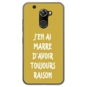 TPU0ALTICES70RAISONOR - Coque souple pour Altice S70 avec impression Motifs marre d'avoir raison or