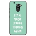 TPU0ALTICES70RAISONTURQUOISE - Coque souple pour Altice S70 avec impression Motifs marre d'avoir raison turquoise