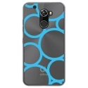 TPU0ALTICES70RONDSBLEUS - Coque souple pour Altice S70 avec impression Motifs ronds bleus