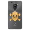 TPU0ALTICES70SKULLOR - Coque souple pour Altice S70 avec impression Motifs tête de mort aspect or