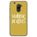 TPU0ALTICES70VENDREVEOR - Coque souple pour Altice S70 avec impression Motifs vendeur de rêves or