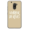 TPU0ALTICES70VENDREVETAUPE - Coque souple pour Altice S70 avec impression Motifs vendeur de rêves taupe