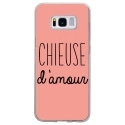 TPU0GALS8CHIEUSEROSE - Coque souple pour Samsung Galaxy S8 avec impression Motifs Chieuse d'Amour rose