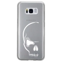TPU0GALS8CRANE - Coque souple pour Samsung Galaxy S8 avec impression Motifs crâne blanc