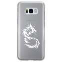 TPU0GALS8DRAGONTRIBAL - Coque souple pour Samsung Galaxy S8 avec impression Motifs dragon tribal