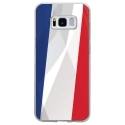 TPU0GALS8DRAPFRANCE - Coque souple pour Samsung Galaxy S8 avec impression Motifs drapeau de la France