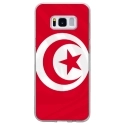 TPU0GALS8DRAPTUNISIE - Coque souple pour Samsung Galaxy S8 avec impression Motifs drapeau de la Tunisie