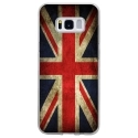 TPU0GALS8DRAPUKVINTAGE - Coque souple pour Samsung Galaxy S8 avec impression Motifs drapeau UK vintage