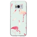 TPU0GALS8FLAMANT - Coque souple pour Samsung Galaxy S8 avec impression Motifs flamants roses