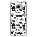 TPU0GALS8LOVE3 - Coque souple pour Samsung Galaxy S8 avec impression Motifs Love coeur 3