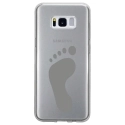 TPU0GALS8PIED - Coque souple pour Samsung Galaxy S8 avec impression Motifs empreinte de pied