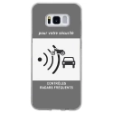 TPU0GALS8RADAR - Coque souple pour Samsung Galaxy S8 avec impression Motifs panneau radar