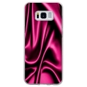 TPU0GALS8SOIEROSE - Coque souple pour Samsung Galaxy S8 avec impression Motifs soie drapée rose