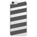TPU0IPHONE7BANDESGRISES - Coque souple pour Apple iPhone 7 avec impression Motifs bandes grises