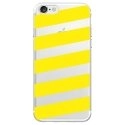 TPU0IPHONE7BANDESJAUNES - Coque souple pour Apple iPhone 7 avec impression Motifs bandes jaunes