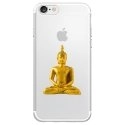 TPU0IPHONE7BOUDDHAOR - Coque souple pour Apple iPhone 7 avec impression Motifs bouddha or