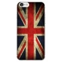 TPU0IPHONE7DRAPUKVINTAGE - Coque souple pour Apple iPhone 7 avec impression Motifs drapeau UK vintage