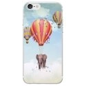TPU0IPHONE7ELEPHANT - Coque souple pour Apple iPhone 7 avec impression Motifs éléphant dans les nuages