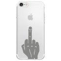 TPU0IPHONE7MAINDOIGT - Coque souple pour Apple iPhone 7 avec impression Motifs doigt d'honneur