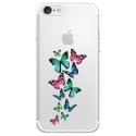 TPU0IPHONE7PAPILLONS - Coque souple pour Apple iPhone 7 avec impression Motifs papillons colorés