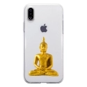 TPU0IPHONEXBOUDDHAOR - Coque souple pour Apple iPhone X avec impression Motifs bouddha or
