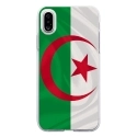 TPU0IPHONEXDRAPALGERIE - Coque souple pour Apple iPhone X avec impression Motifs drapeau de l'Algérie