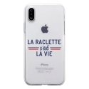 TPU0IPHONEXRACLETTEVIE - Coque souple pour Apple iPhone X avec impression Motifs la raclette c'est la vie