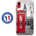 TPU0IPXRCABINEUK - Coque souple pour Apple iPhone XR avec impression Motifs cabine téléphonique UK rouge