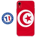 TPU0IPXRDRAPTUNISIE - Coque souple pour Apple iPhone XR avec impression Motifs drapeau de la Tunisie