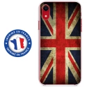 TPU0IPXRDRAPUKVINTAGE - Coque souple pour Apple iPhone XR avec impression Motifs drapeau UK vintage