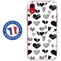 TPU0IPXRLOVE1 - Coque souple pour Apple iPhone XR avec impression Motifs Love coeur 1