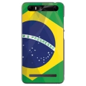 TPU0JUST5DRAPBRESIL - Coque souple pour Konrow Just5 avec impression Motifs drapeau du Brésil