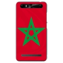 TPU0JUST5DRAPMAROC - Coque souple pour Konrow Just5 avec impression Motifs drapeau du Maroc