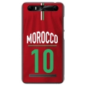 TPU0JUST5MAILLOTMAROC - Coque souple pour Konrow Just5 avec impression Motifs Maillot de Football Maroc