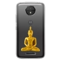 TPU0MOTOCPLUSBOUDDHAOR - Coque souple pour Motorola Moto C Plus avec impression Motifs bouddha or