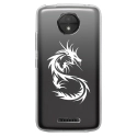 TPU0MOTOCPLUSDRAGONTRIBAL - Coque souple pour Motorola Moto C Plus avec impression Motifs dragon tribal