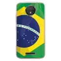 TPU0MOTOCPLUSDRAPBRESIL - Coque souple pour Motorola Moto C Plus avec impression Motifs drapeau du Brésil