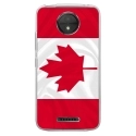TPU0MOTOCPLUSDRAPCANADA - Coque souple pour Motorola Moto C Plus avec impression Motifs drapeau du Canada